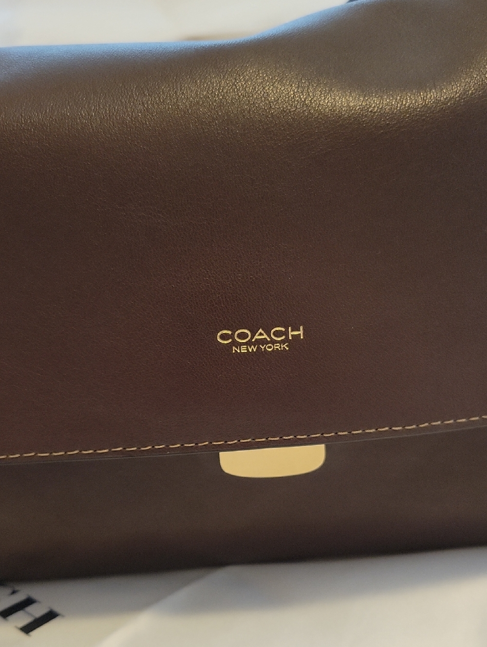 NEW COACH Chelsea 30 in Maple Leather - Picture 6 of 14